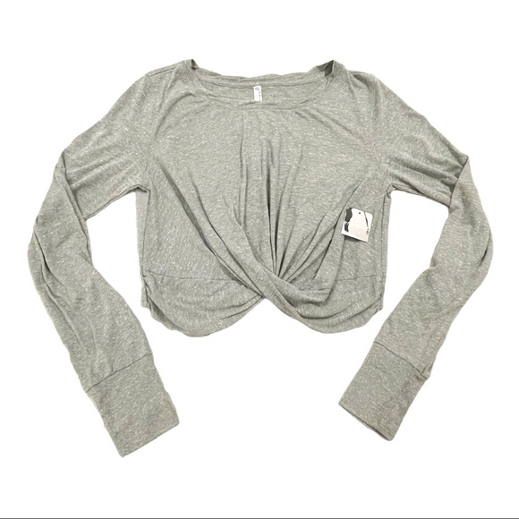 NWT FREE PEOPLE Movement Undertow Cropped Tee - Picture 4 of 5